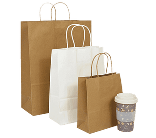 Twist Handle Paper Carrier Bags
