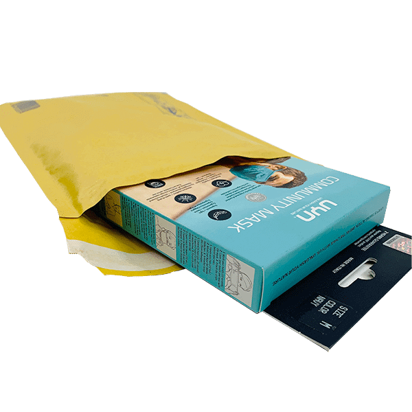 Gold Padded Envelopes / Mailers - 180x265mm