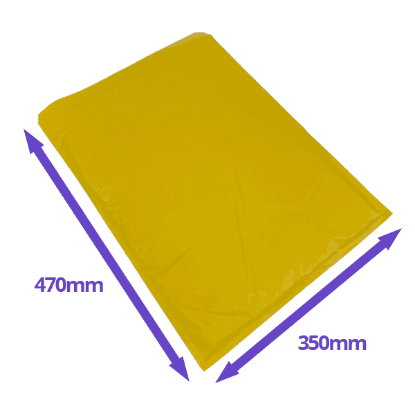 Gold Padded Envelopes / Mailers - 350x470mm