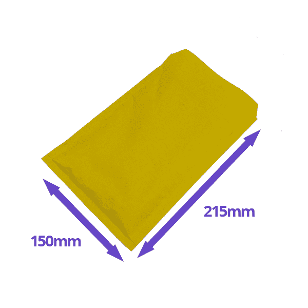 Gold Padded Envelopes / Mailers - 150x215mm