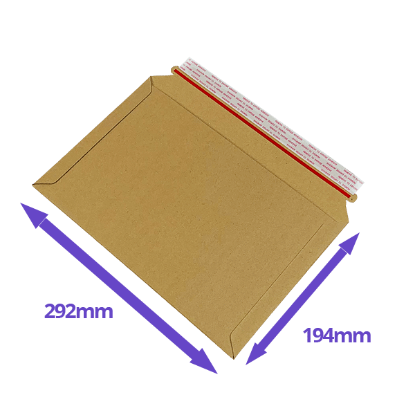 Capacity Book Mailers - Premium Corrugated - 194x292mm