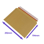 Cardboard Envelopes - Premium Corrugated - 194x292mm