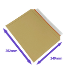 Capacity Book Mailers - Premium Corrugated - 249x352mm