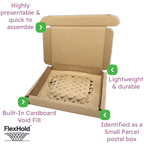 Brown FlexHold™ Boxes - 200x150x35mm