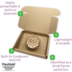 Brown FlexHold™ Boxes - 200x150x60mm