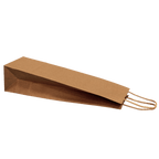 Brown Twist Handle Paper Carrier Bags - 110x85x360mm