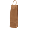Brown Twist Handle Paper Carrier Bags - 110x85x360mm