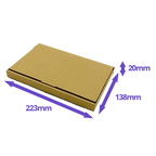 Brown PiP Large Letter Postal Box - 223x138x20mm