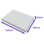 White PiP Large Letter Postal Box - 344x235x20mm