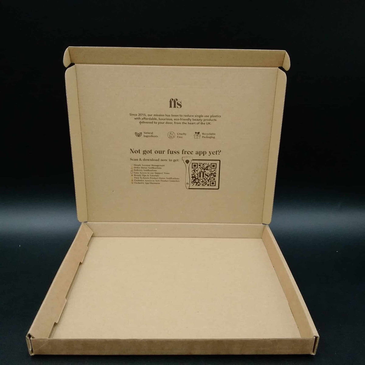 FFS Brown Large Letter Boxes - 265x220x23mm - Single Unit