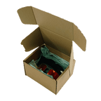Brown PiP Small Parcel Postal Box - 152x127x95mm