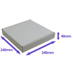 White PiP Small Parcel Postal Box - 240x240x40mm