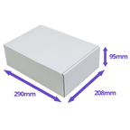 White PiP Small Parcel Postal Box - 290x208x95mm