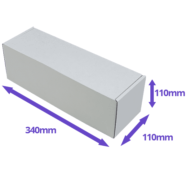 Single Bottle Flexi-Hex Bottle Sleeve Kit – Includes Flexi-Hex Bottle Sleeve & White Postal Boxes