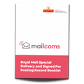 Royal Mail's Special Delivery & Signed For Posting Record Booklet