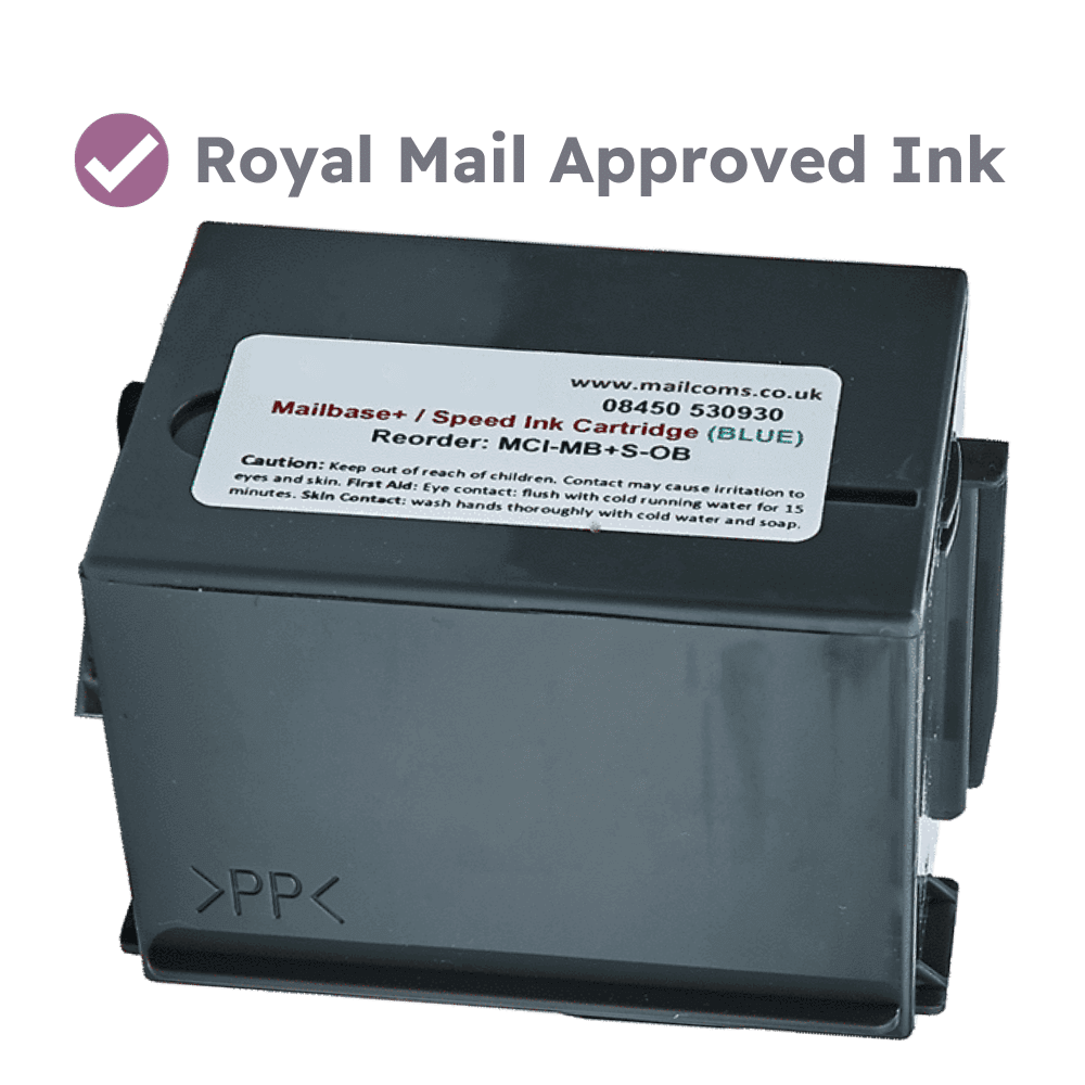 Mailcoms Mailsend Speed Blue Ink Cartridge