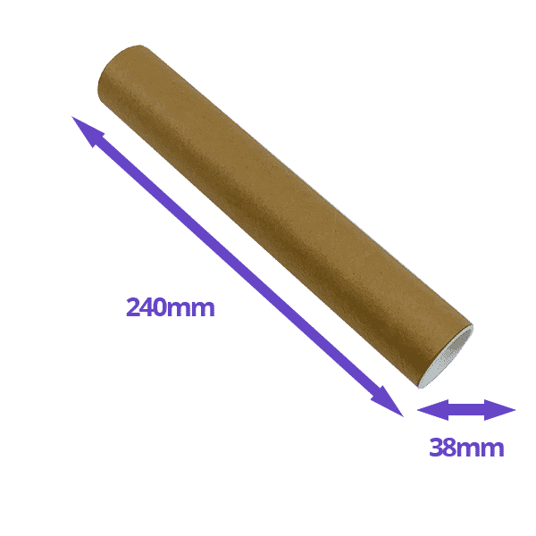 Postal Tubes - 240x38mm - Pack Of 5