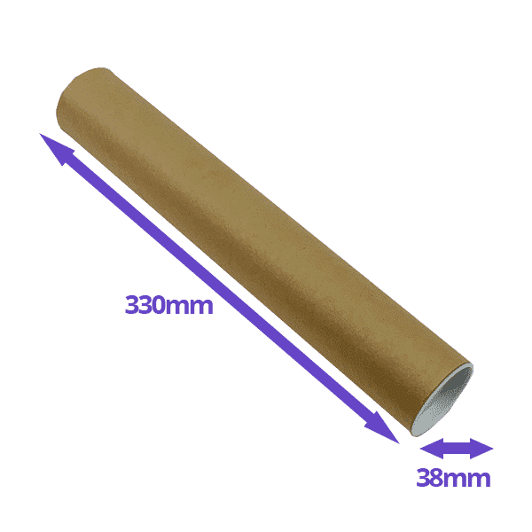 Postal Tubes - 330x38mm - Pack Of 5