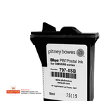 Pitney Bowes DM60 Ink Cartridge & K722 Ink Cartridge - New OEM Original Blue