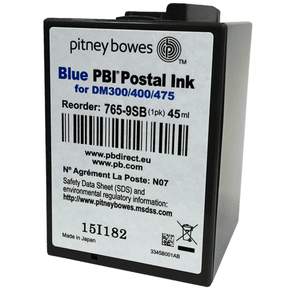Pitney Bowes SendPro C Auto+ Ink Cartridge - New OEM Original Blue