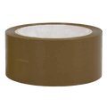 Brown Low Noise Packing Parcel Tape - 48mmx66m