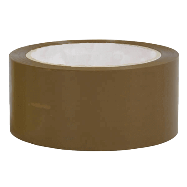 Brown Low Noise Packing Parcel Tape - 48mmx66m