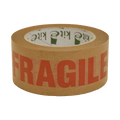 Paper Kraft 'FRAGILE' Packing Parcel Tape - 50mmx50m