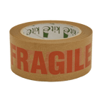 Paper Kraft 'FRAGILE' Packing Parcel Tape - 50mmx50m