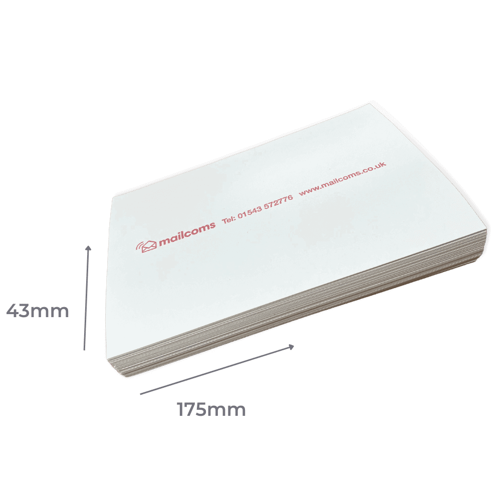 The Mailing Room TMR c120+ Long (175mm) Double Sheet Franking Labels**