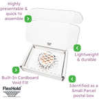 White FlexHold™ Boxes - 200x150x60mm