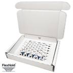 White FlexHold™ Boxes - 320x220x55mm