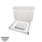 White FlexHold™ Boxes - 200x150x35mm