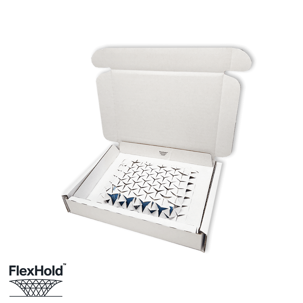 White FlexHold™ Boxes - 200x150x35mm
