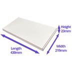 White PiP Large Letter Postal Box - 430x219x23mm