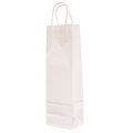 White Twist Handle Paper Carrier Bags - 110x85x360mm