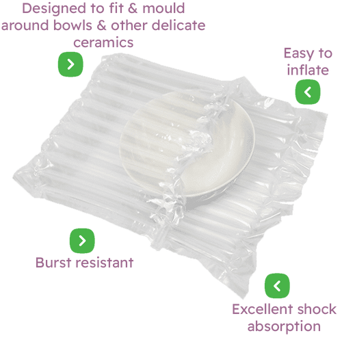 Air Packaging - Ceramics & Bowls Inflatable Packaging