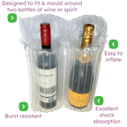 Air Packaging - Double Bottle Inflatable Packaging
