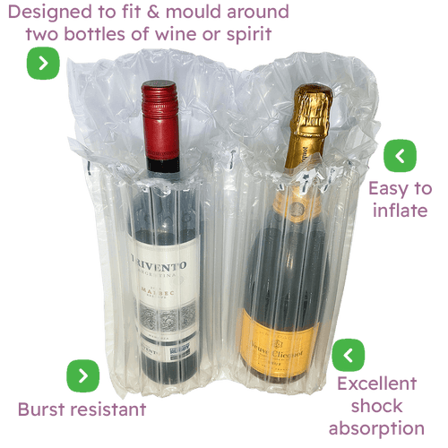 Air Packaging - Double Bottle Inflatable Packaging