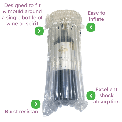 Air Packaging - Single Bottle Inflatable Packaging