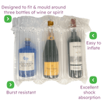 Air Packaging - Triple Bottle Inflatable Packaging