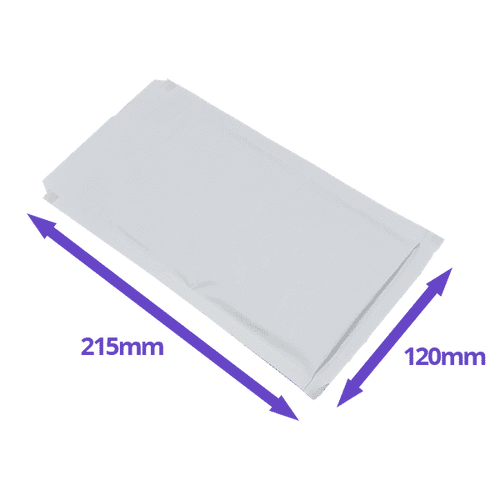 AirPro Bubble Lined Envelopes - Size B/2 - 120x215mm - Available In White