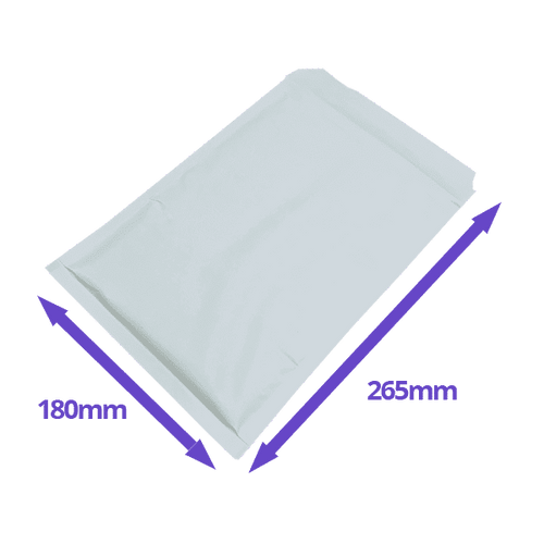 AirPro Bubble Lined Envelopes - Size D/4 - 180x265mm - Available In White