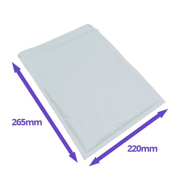 AirPro Bubble Lined Envelopes - Size E/5 - 220x265mm - Available In White