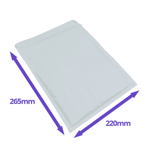 AirPro Bubble Lined Envelopes - Size E/5 - 220x265mm - Available In White