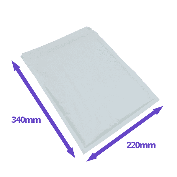 White Padded Envelopes / Mailers - 220x340mm