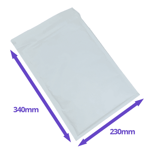 AirPro Bubble Lined Envelopes - Size G/7 - 230x340mm - Available In White