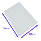 AirPro Bubble Lined Envelopes - Size H/8 - 270x360mm - Available In White