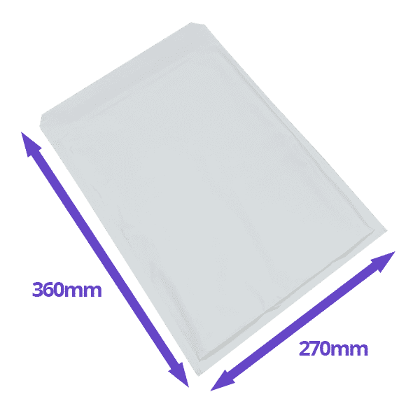 AirPro Bubble Lined Envelopes - Size H/8 - 270x360mm - Available In White