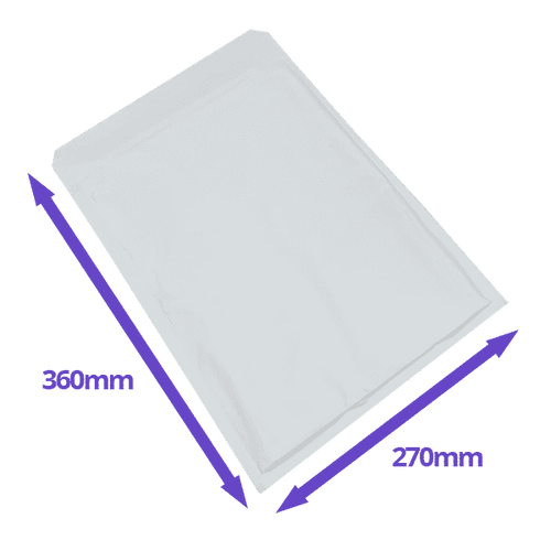 AirPro Bubble Lined Envelopes - Size H/8 - 270x360mm - Available In White