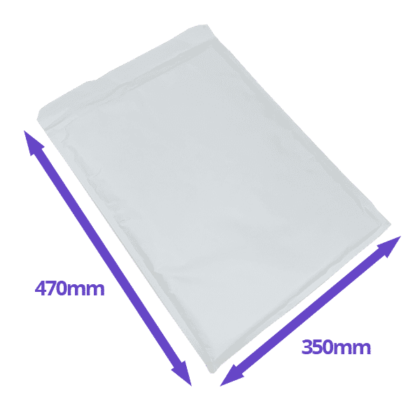 White Padded Envelopes / Mailers - 350x470mm